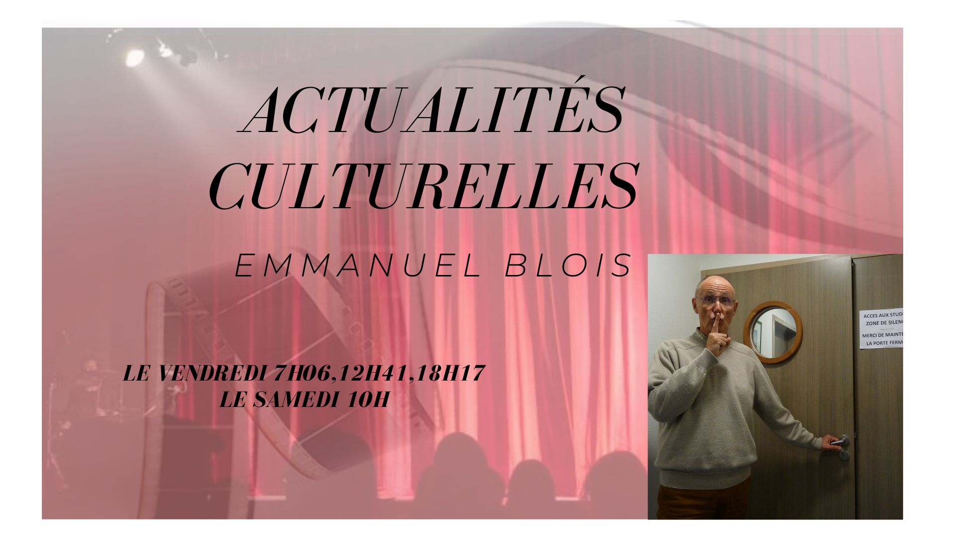 Image mise en avant, Actualités culturelles